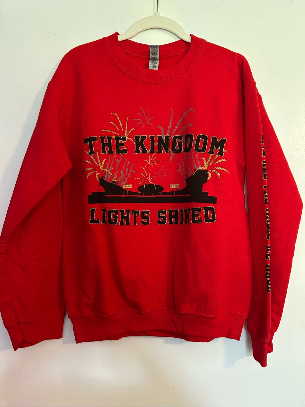 Love Letters Taylor Swift Chiefs Kingdom Lights Sweatshirt size Small